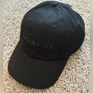 NWT Coach Embroidered Hat Black One Size